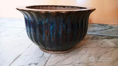 Vaso a Balze in Ceramica Raku