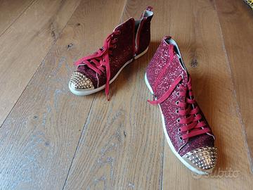 Scarpe con brillantini 38