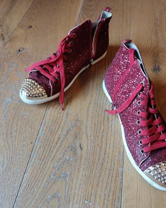 Scarpe con brillantini 38