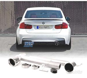 KIT SCARICO CON TERMINALI BMW F30 F31 LOOK M PERFO