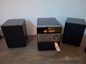 
Lg micro hi fi radio dab lettore cd potenza 10 wa