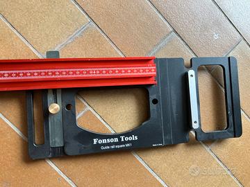 Squadra guida 90° + parallela binario sega