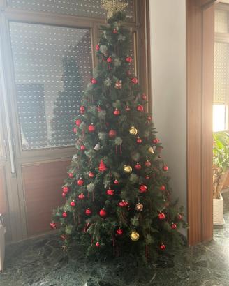 Albero di Natale sintetico alto circa 2,35 mt