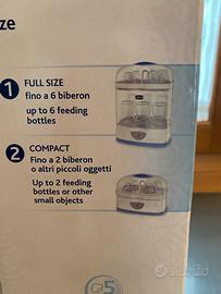 Sterilizzatore biberon e ciucci