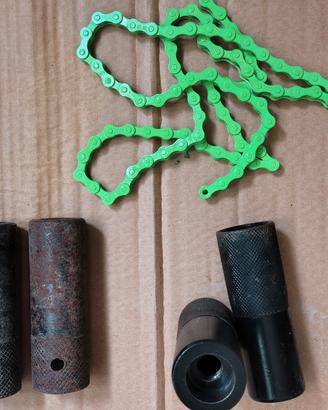 pads e catena BMX