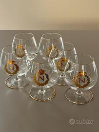 Set 6 bicchieri Cognac Napoleon Vintage