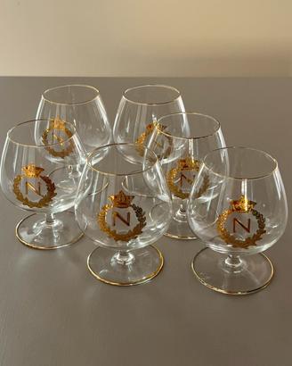 Set 6 bicchieri Cognac Napoleon Vintage