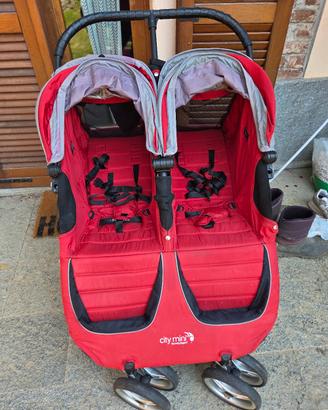 Passeggino gemellare mini jogger city gt2 bouble