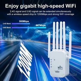 2025 Potente Amplificatore WiFi con 6 Antenne