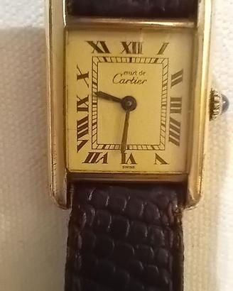 Cartier Tank Must Vermeil originale