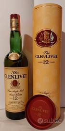 Glenlivet 12 anni in tubo rotondo anni '90