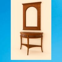Ingresso Classico: Consolle e Specchio L 90 cm