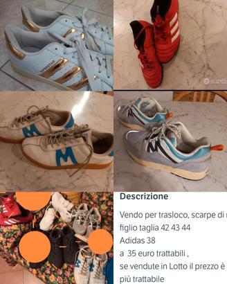 Scarpe sportive uomo e donna 