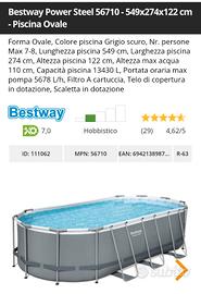 piscina fuori terra Bestway