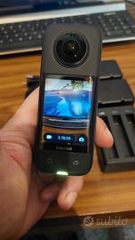 Insta360 X3 PARI AL NUOVO + SD 128gb + Hub batt
