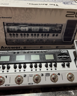 Pedaliera per chitarra Zoom G5