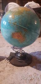 mappamondo luminoso "Rico Firenze" vintage anni 80