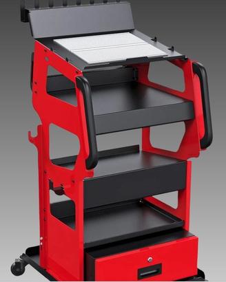 CARRELLO PORTA STRUMENTI DI DIAGNOSI/PC