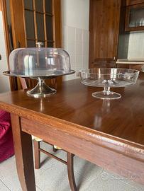 Set da 2 Alzate per Torte in Vetro