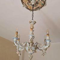 lampadario Capodimonte 