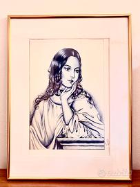 Stampa Artistica Figura di una donna
