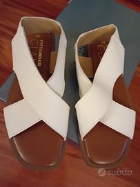 Scarpe bianche estive donna mai usate37 Pittarello