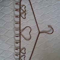 portachiavi portacravatte appendino metallo bronzo