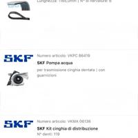 Kit cinghia nissan qasqhai 1.5 dci