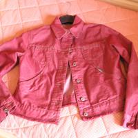 Giubbino jeans tg. L da ragazza