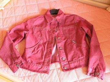 Giubbino jeans tg. L da ragazza