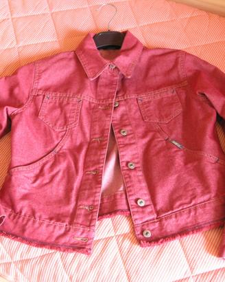 Giubbino jeans tg. L da ragazza