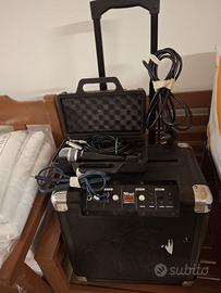 CASSA AMPLIFICATORE  CON MICROFONO