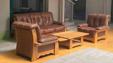 Set divani per area esterna e tavolino