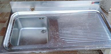 Lavandino Inox singola vasca