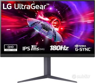 LG UltraGear 32" QHD Gaming Monitor 180Hz IPS