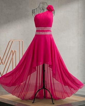 incantevole abito xs fucsia Milanoo.com come nuovo
