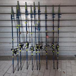 6 canne Daiwa Theory Blu trota lago