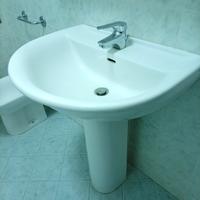 lavabo e bidet con rubinetti
