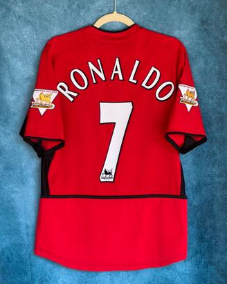 Maglia Manchester United 2002/03 Ronaldo originale