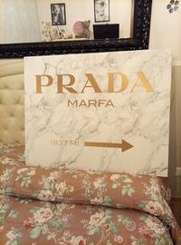 Quadro con stampa Prada