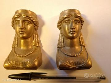 Due bronzi neoclassici di gusto egizio