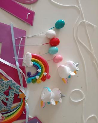 scritta e decorazioni compleanno