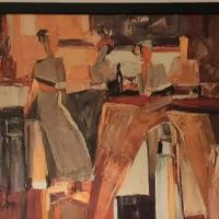 Quadro olio su tela moderno 