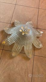Plafoniera in vetro di murano