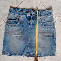 Lotto 2 minigonne ragazza taglia S - XS