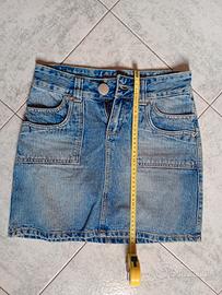 Lotto 2 minigonne ragazza taglia S - XS