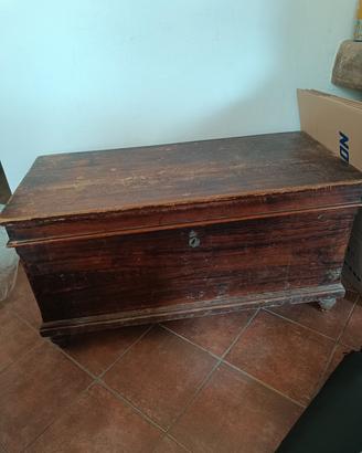 baule in legno vintage 