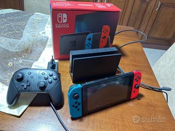Nintendo SWITCH + Pro Controller originale