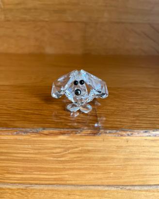 Cane orecchie lunghe originale Swarovski vintage