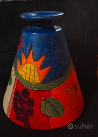 Vaso artistico in ceramica 